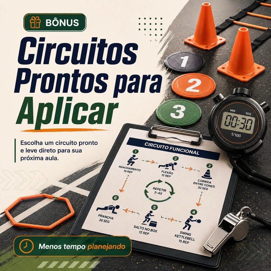 Bônus Circuitos Prontos para Aplicar: escolha um circuito pronto e leve direto para sua próxima aula