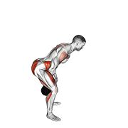 Animação do swing com kettlebell